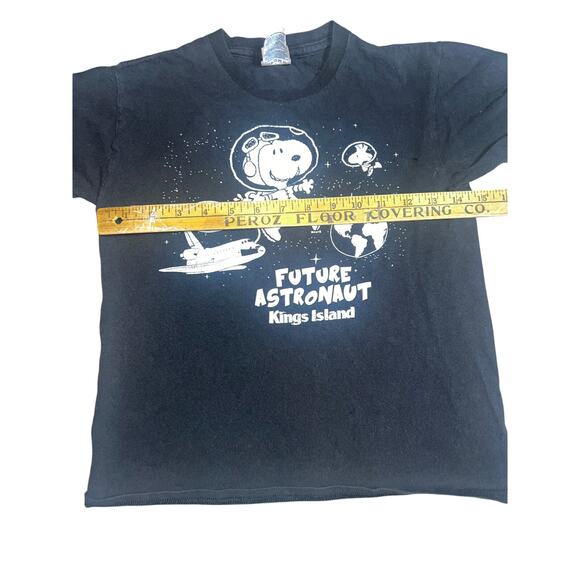 Vintage Peanuts Snoopy Future Astronaut Kings Island Graphic T-shirt youth Med - Picture 3 of 7